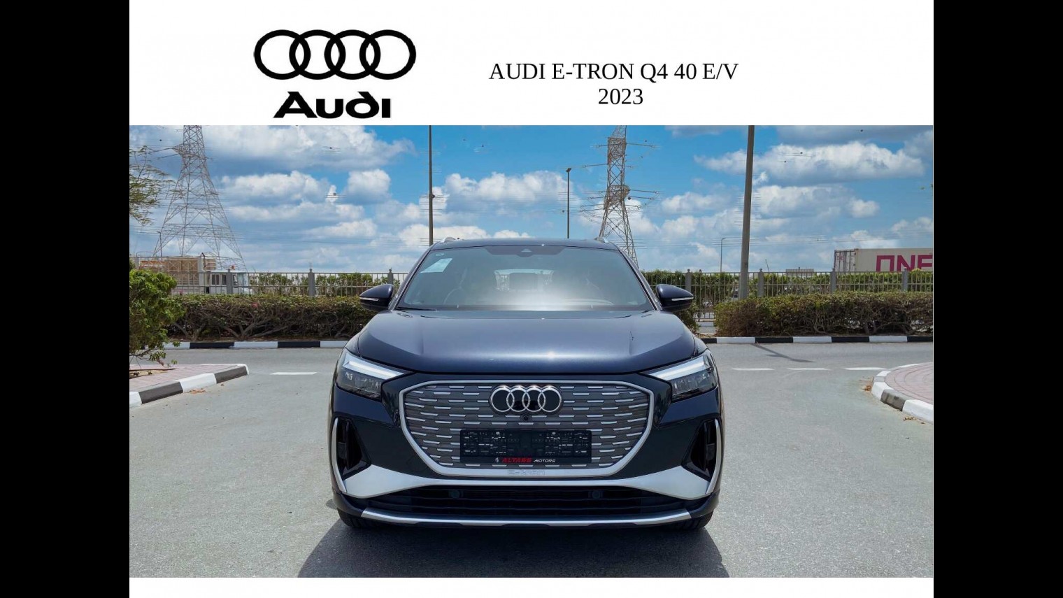 AUDI E-TRON Q4 40 2023 DARK BLUE
