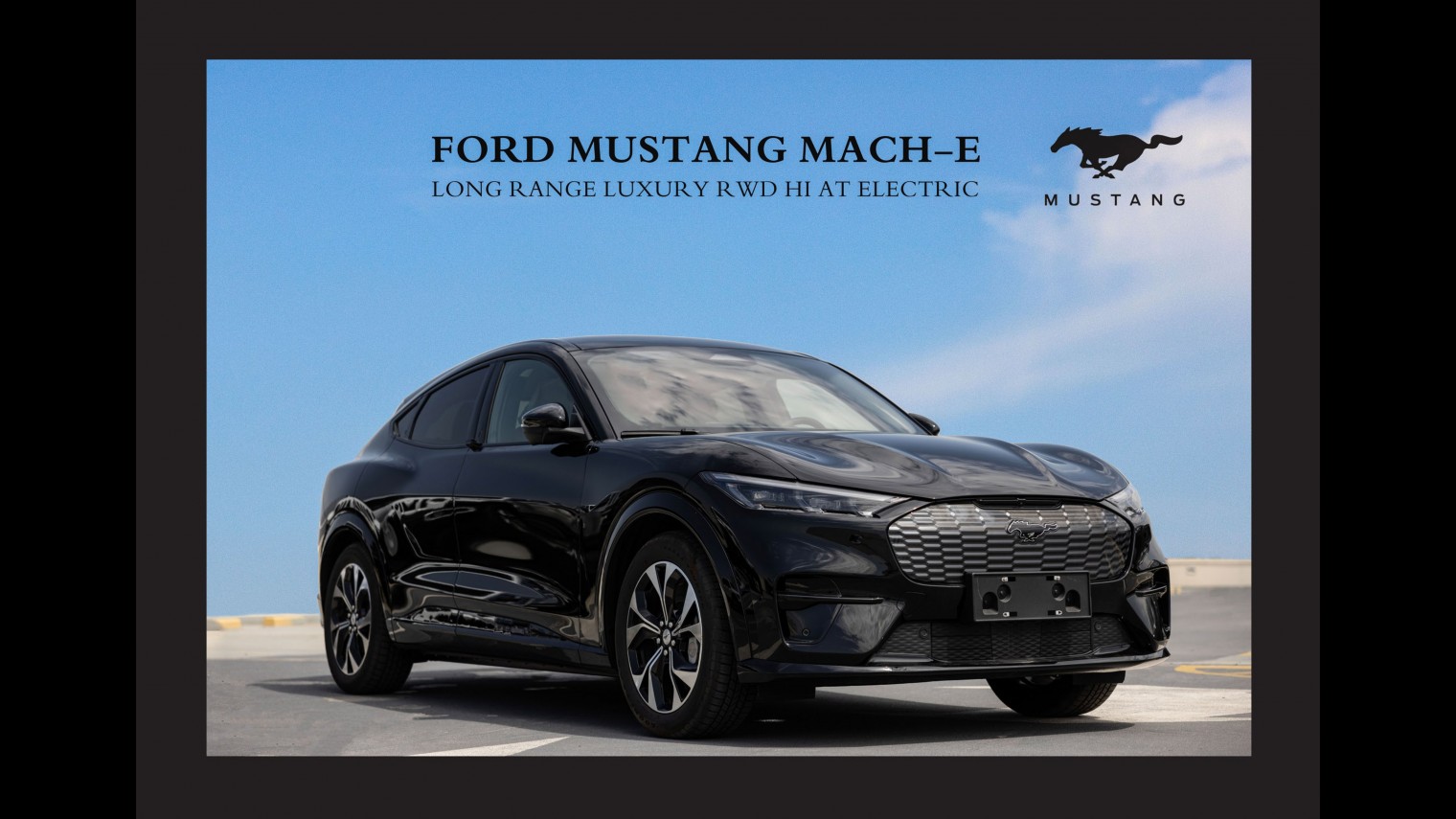 FORD MUSTANG MACH-E LONG RANGE LUXURY RWD HI AUTOMATIC ELECTRIC
