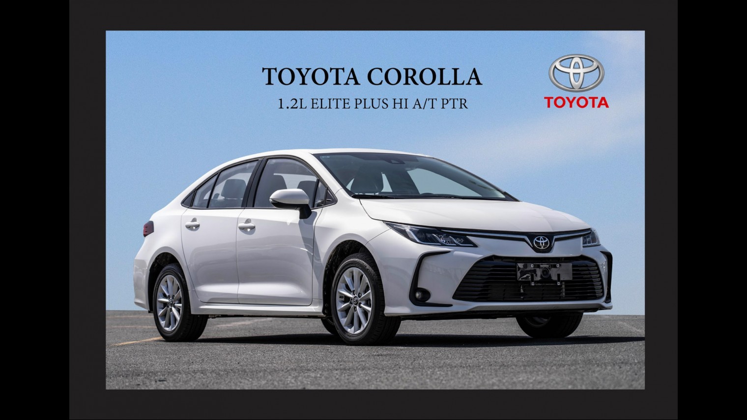 TOYOTA COROLLA 1.2L ELITE PLUS HI A/T PTR