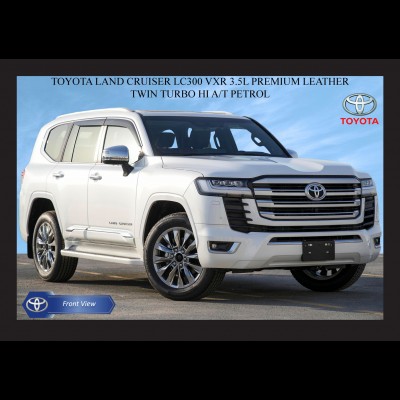 TOYOTA LAND CRUISER LC300 VXR 3.5L PREMIUM LEATHER TWIN TURBO HI A/T PETROL